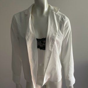 Shein White Dress Top